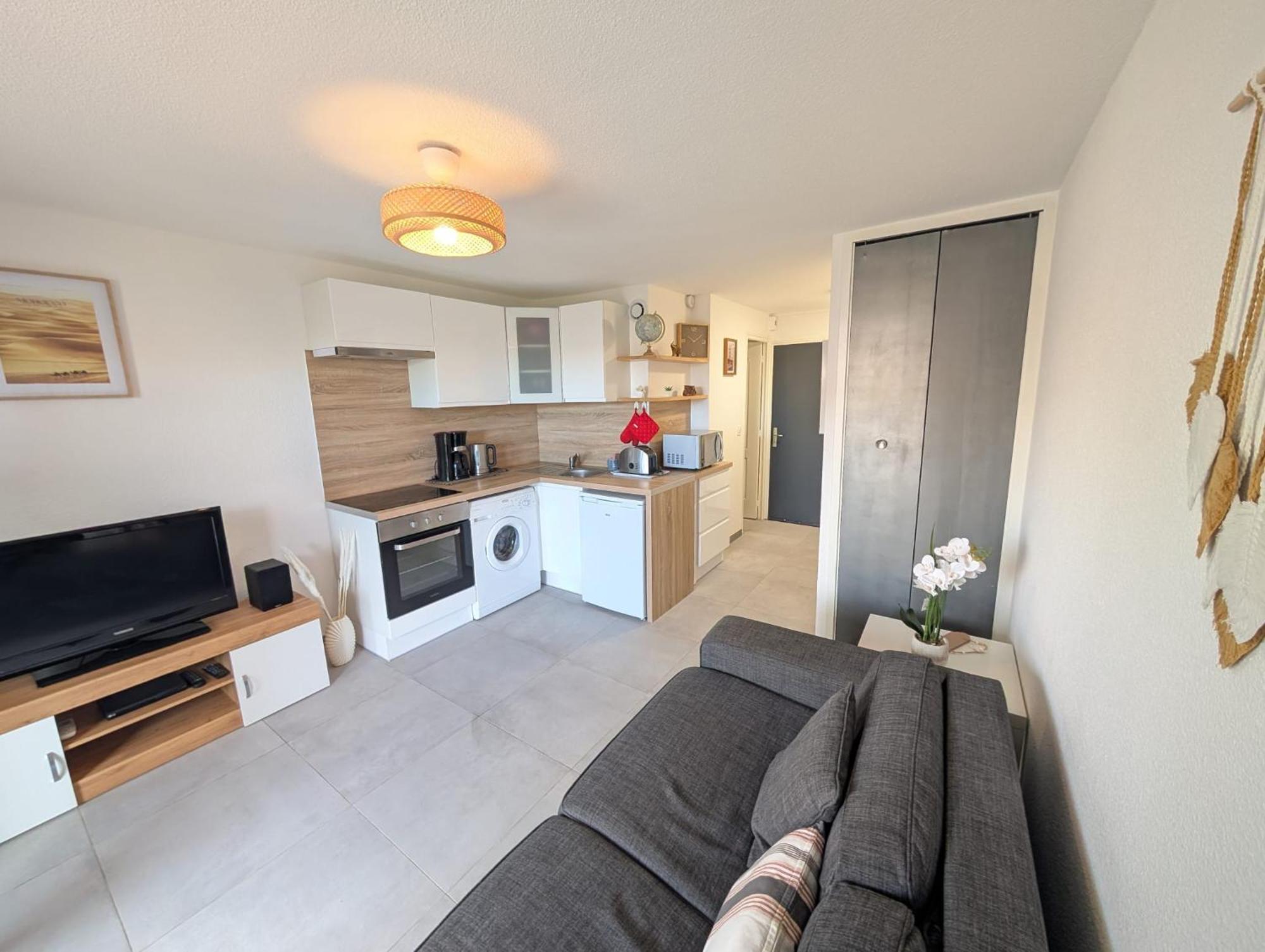 Studio Cabine 4 Personnes Cap D'Adge Агде Екстериор снимка